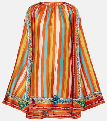 Oversized striped silk shirt | Dolce&Gabbana