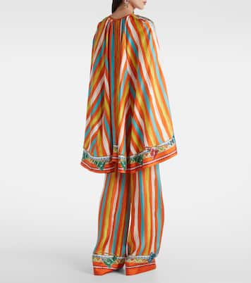 Oversized striped silk shirt | Dolce&Gabbana