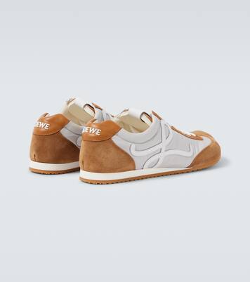 Ballet Runner 2.0 suede-trimmed sneakers | Loewe
