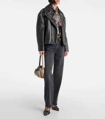 Harper mid-rise straight jeans | Agolde
