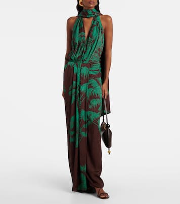 Summer Counts jacquard maxi dress | Johanna Ortiz