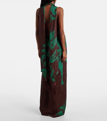 Summer Counts jacquard maxi dress | Johanna Ortiz