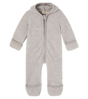 Baby wool onesie | Wheat