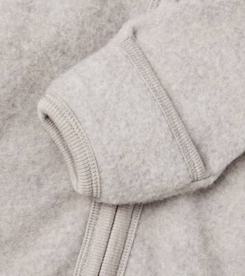 Baby wool onesie | Wheat