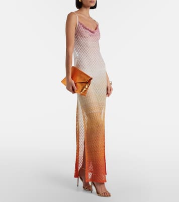 Wave lamé beach cover-up | Missoni