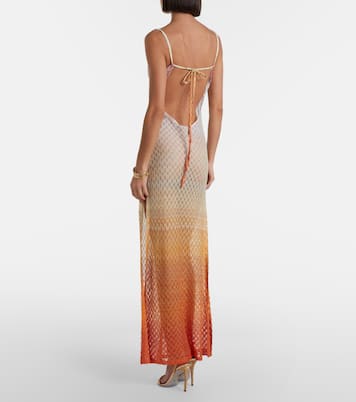 Wave lamé beach cover-up | Missoni