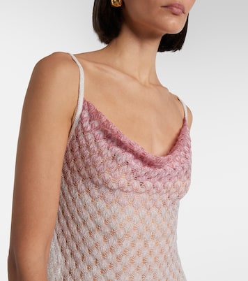 Wave lamé beach cover-up | Missoni