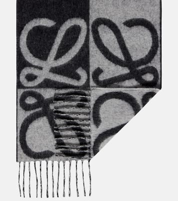 Anagram wool and cashmere scarf | Loewe