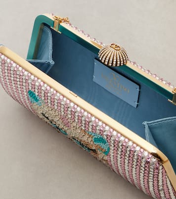 Clutch Carry Secrets adornado | Valentino Garavani