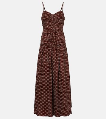 Edie polka-dot maxi dress | Posse