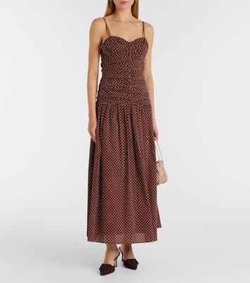 Edie polka-dot maxi dress | Posse