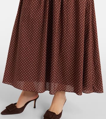 Edie polka-dot maxi dress | Posse