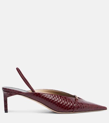 Pumps slingback in pelle stampata | Tom Ford