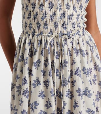 Emmaretta floral cotton midi dress | Dôen