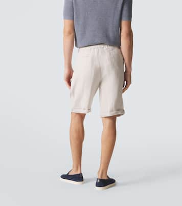 Linen Bermuda shorts | Brunello Cucinelli