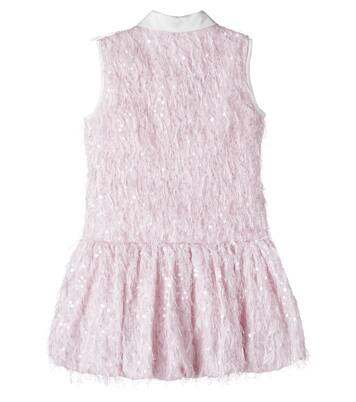 Hemdblusenkleid mit Pailletten | Monnalisa