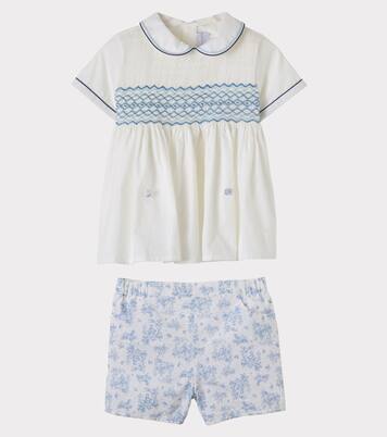 Set aus Top und Shorts aus Baumwolle | Pepa London