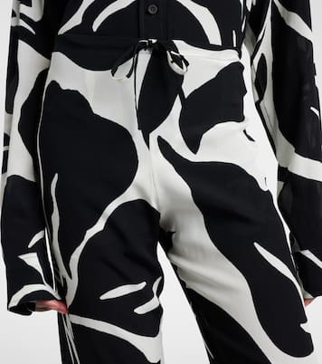 Floral straight pants | Dries Van Noten