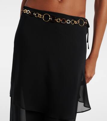 Belted silk wide-leg pants | Christopher Esber