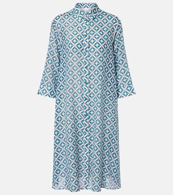 Steppa printed cotton and silk midi dress | Max Mara