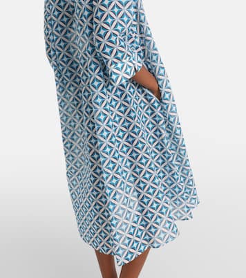 Steppa printed cotton and silk midi dress | Max Mara