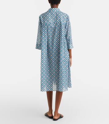 Steppa printed cotton and silk midi dress | Max Mara