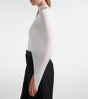 Second-Skin真丝混纺上衣 | Alaïa