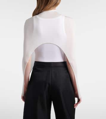 Second-Skin真丝混纺上衣 | Alaïa