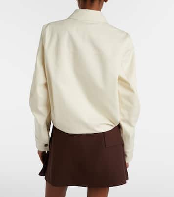 Veste blouson en coton et soie | Loewe