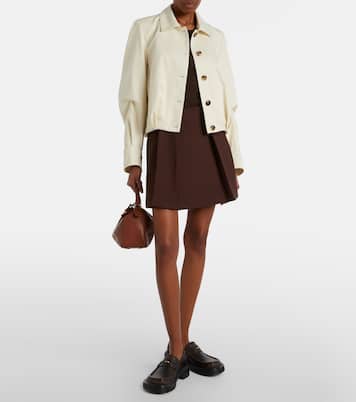 Veste blouson en coton et soie | Loewe