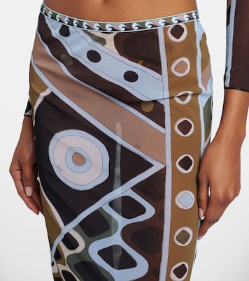 Vivara 튤 맥시 스커트 | Pucci