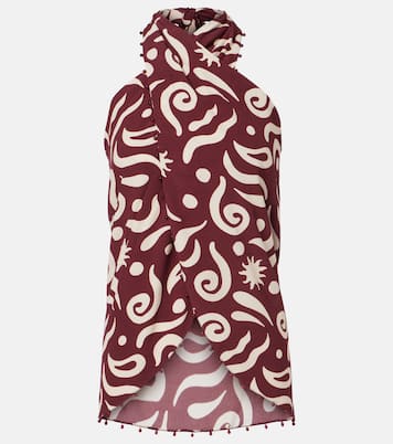 Zauma beaded printed top | Cala de la Cruz