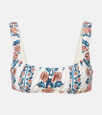 Zoe floral bikini top | Montce