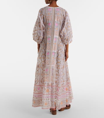 Verziertes Maxikleid aus Baumwolle | Juliet Dunn