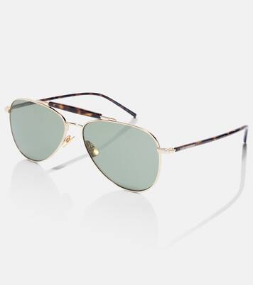 Gafas de sol de aviador SL Logo | Saint Laurent