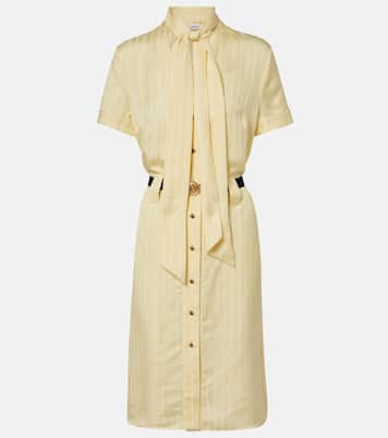 Greca jacquard satin minidress | Versace
