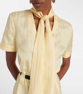  Greca jacquard satin minidress | Versace