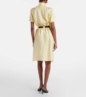  Greca jacquard satin minidress | Versace