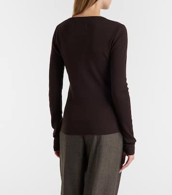 N°392 Eel cotton and cashmere top  | Extreme Cashmere