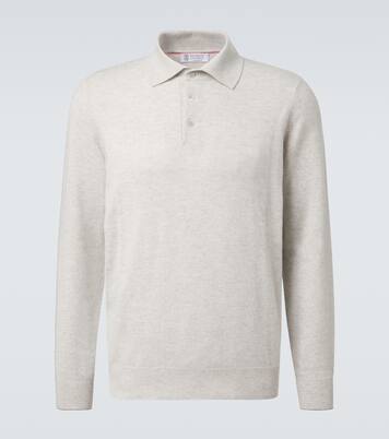 Cashmere polo sweater | Brunello Cucinelli