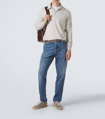 Cashmere polo sweater | Brunello Cucinelli