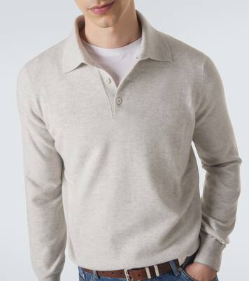 Cashmere polo sweater | Brunello Cucinelli
