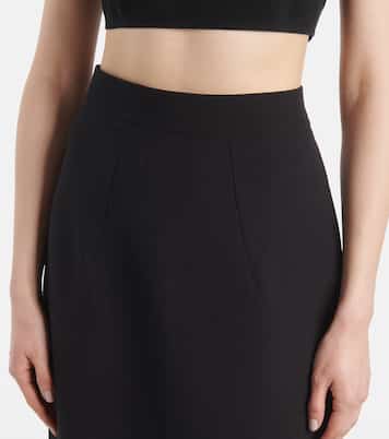 Hokoku crêpe pencil skirt | Safiyaa