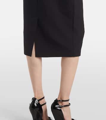 Hokoku crêpe pencil skirt | Safiyaa