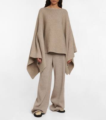 Fairy cashmere knit flats | The Row