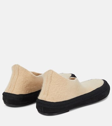 Fairy cashmere knit flats | The Row