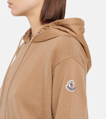 Sweat-shirt à capuche en laine et cachemire | Moncler