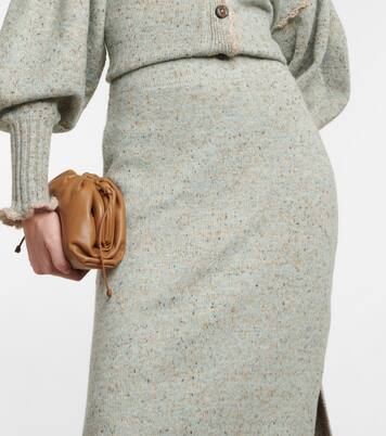 High-Rise-Midirock Kaiya aus Strick | Ulla Johnson