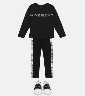 Logo long-sleeved T-shirt | Givenchy Kids