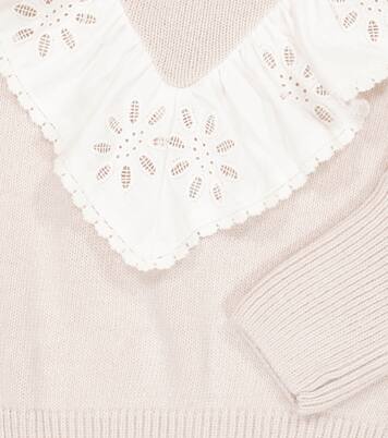 Millie ruffle-trimmed wool-blend sweater | The New Society